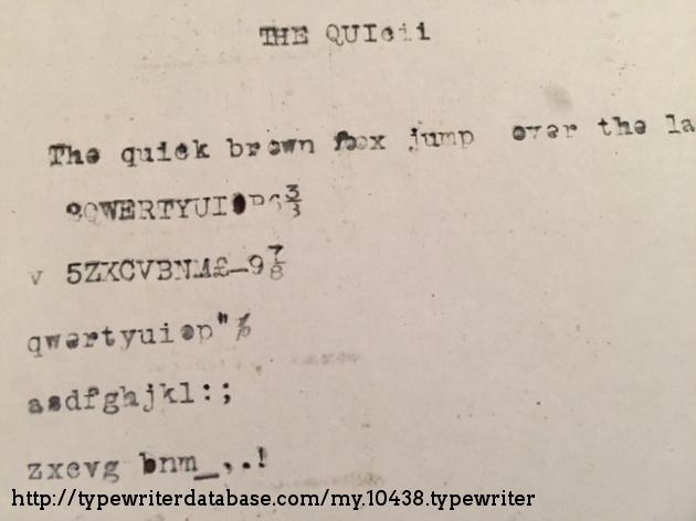 The "o" Key punches holes in the paper The "o" Key punches holes in the paper