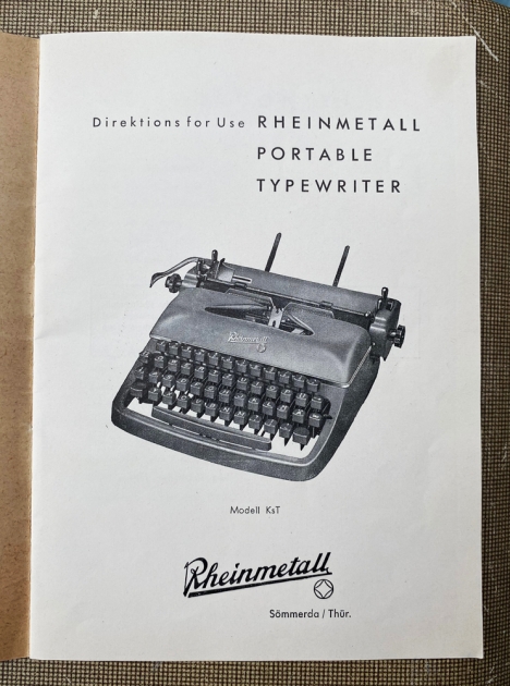 Rheinmetall "KsT" from the 2nd page of the manual... Rheinmetall "KsT" from the 2nd page of the manual...