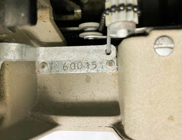 Tower "Standard" serial number location...