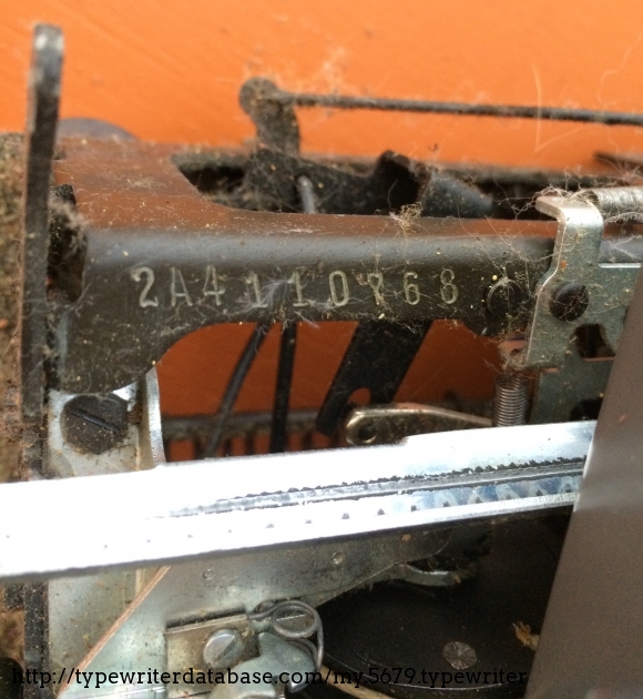 Pre-cleaning serial number. Pre-cleaning serial number.
