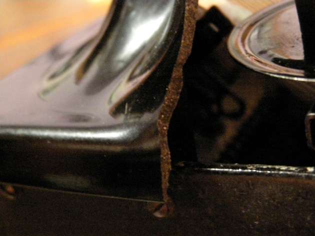 Zoomed in, it's not metal Zoomed in, it's not metal